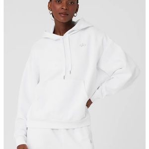 WHITE ALO HOODIE